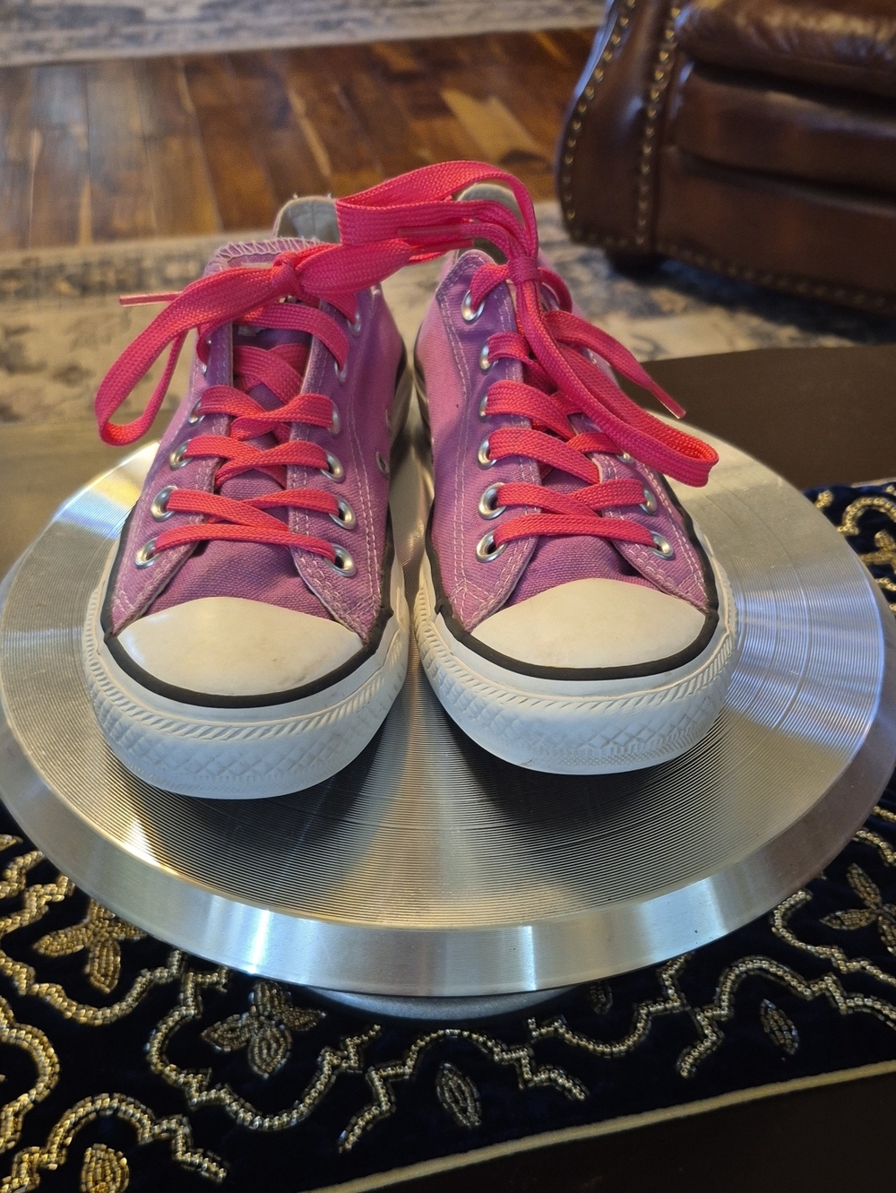 Converse Chuck Taylor All Star Low-Top Sneaker Sz.8.purple/pink(#783shoe)